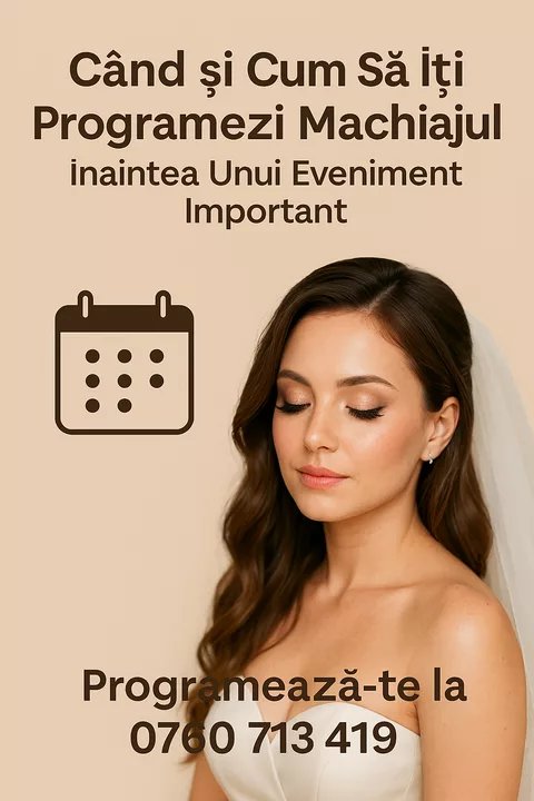 Când și Cum Să Îți Programezi Machiajul Înaintea Unui Eveniment Important