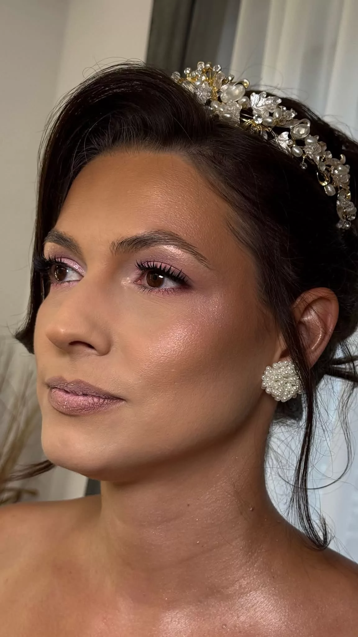 Machiaj de mireasă elegant realizat de Anca Roșca în Timișoara
